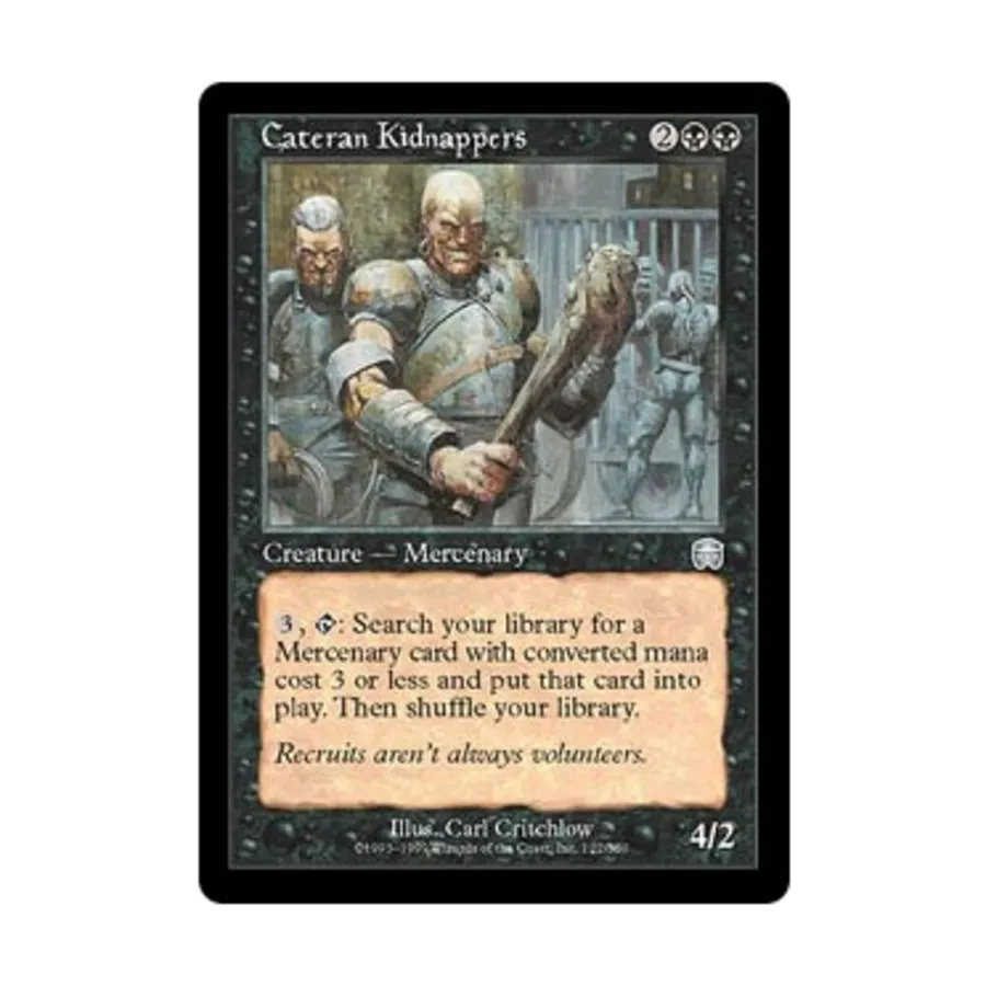 CCG Катеранские похитители (U), MTG - Mercadian Masques
CCG Катеранские похитители (U), MTG - Mercadian Masques