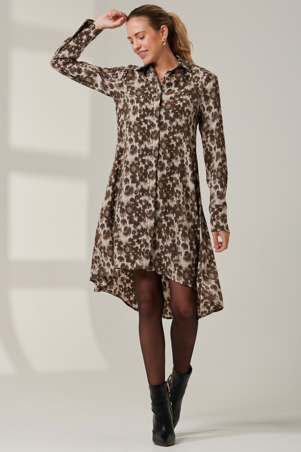 Платье рубашка свободного покроя с длинными рукавами Jolie Moi, серый
Платье рубашка свободного покроя с длинными рукавами Jolie Moi, серый