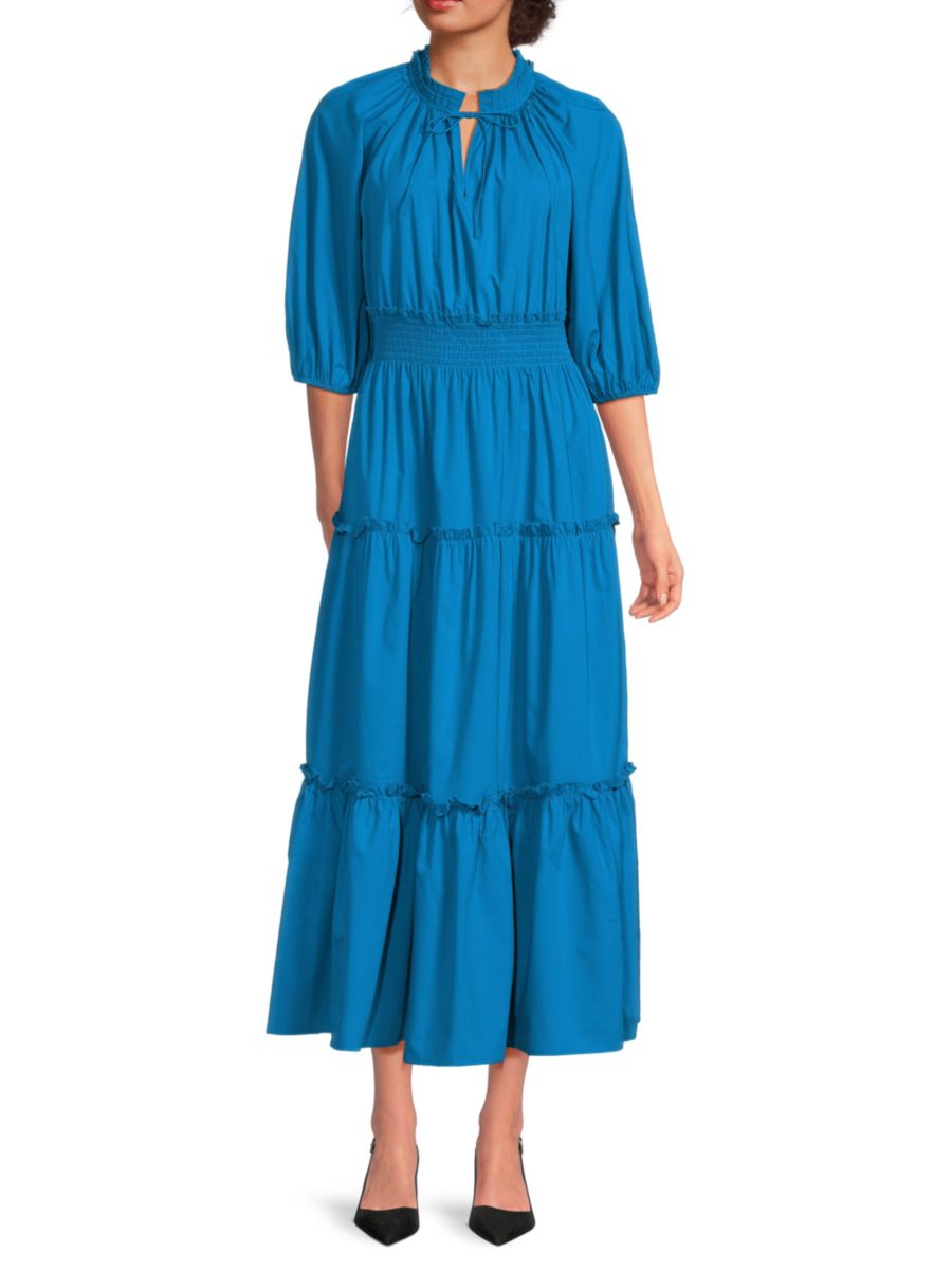 Платье макси Caterine из цельного хлопкового поплина с ярусами Rails, цвет Turkish Blue
Платье макси Caterine из цельного хлопкового поплина с ярусами Rails, цвет Turkish Blue