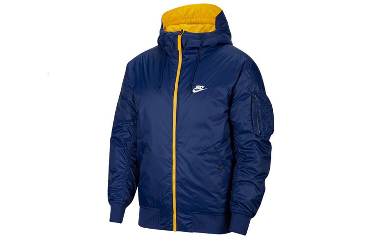 Куртка Nike Sportswear Windrunner Hooded, синий/желтый
Куртка Nike Sportswear Windrunner Hooded, синий/желтый