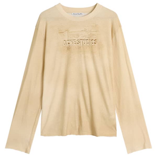 Футболка с длинным рукавом и выцветшим логотипом Acne Studios, бежевый
Футболка с длинным рукавом и выцветшим логотипом Acne Studios, бежевый