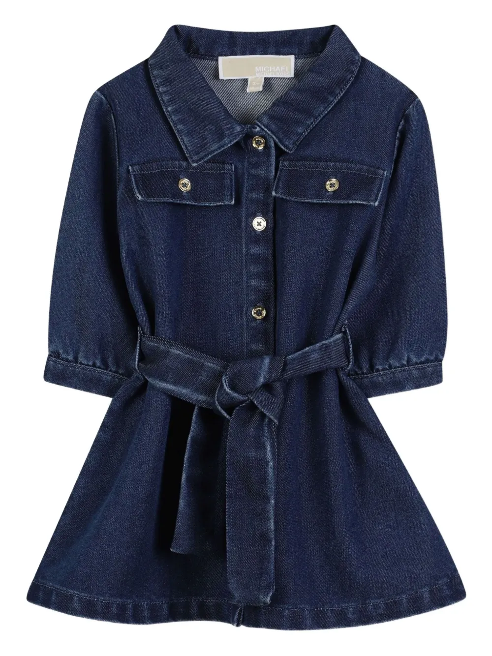 Джинсовое платье с поясом Michael Kors Kids, синий
Джинсовое платье с поясом Michael Kors Kids, синий