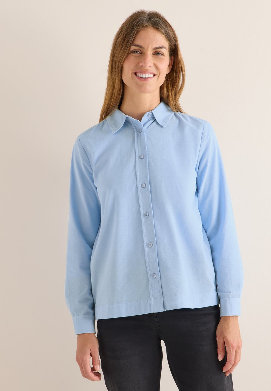 Блуза Cecil Button-down blouse, Blau/Light Blue
Блуза Cecil Button-down blouse, Blau/Light Blue