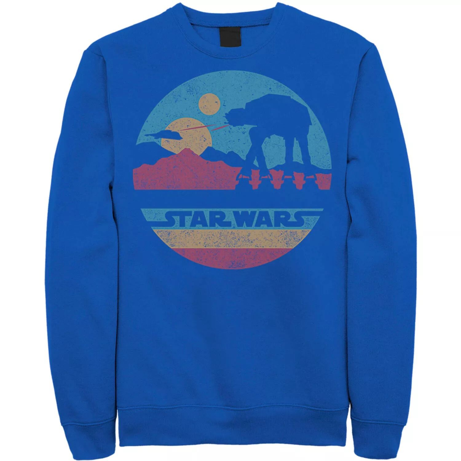 Мужской свитшот с круглым логотипом и логотипом Star Wars AT-AT Silhouette Licensed Character 
Мужской свитшот с круглым логотипом и логотипом Star Wars AT-AT Silhouette Licensed Character