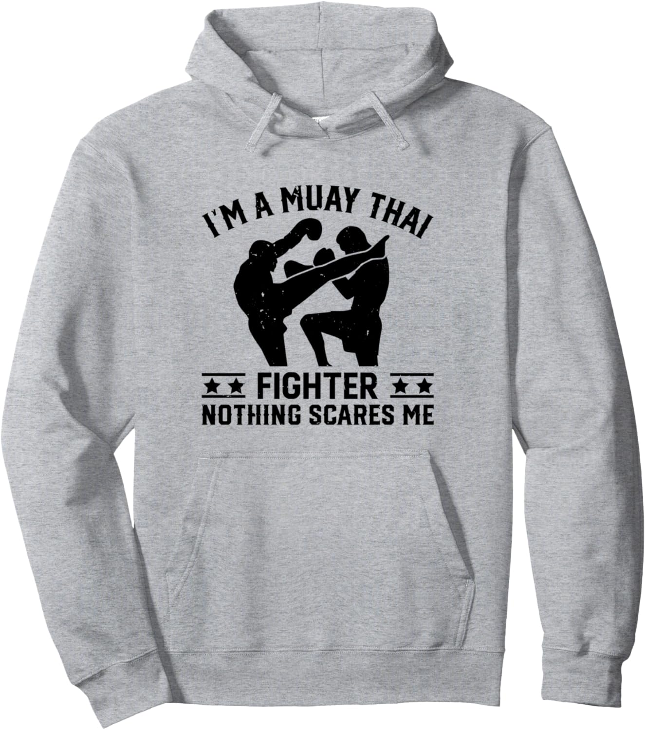 Я боец муай-тай, меня ничто не пугает - Худи в стиле муай-тай Funny Muay Thai Boxing, серый
Я боец муай-тай, меня ничто не пугает - Худи в стиле муай-тай Funny Muay Thai Boxing, серый