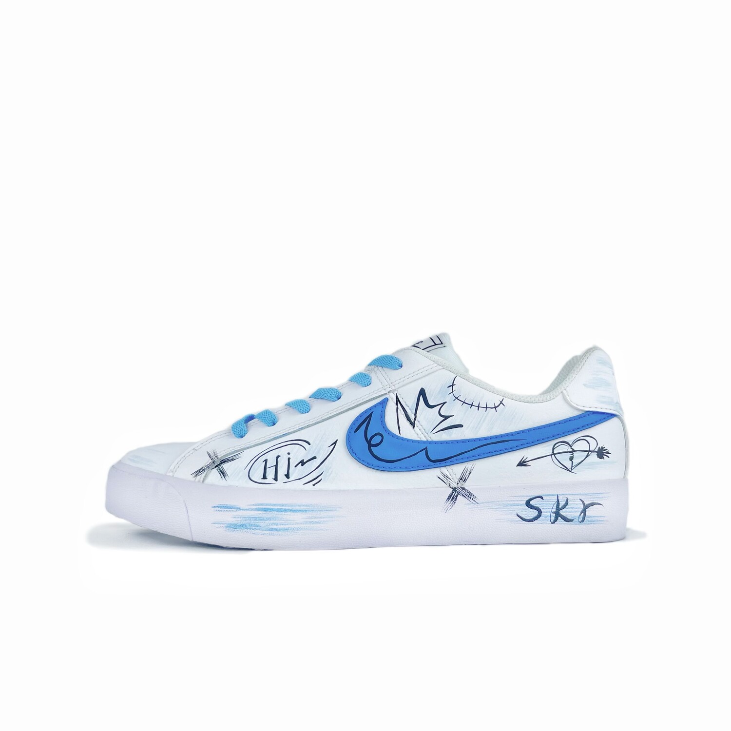 Кроссовки Nike Court Royale Skateboarding Shoes Unisex Low-top Blue/White, синий
Кроссовки Nike Court Royale Skateboarding Shoes Unisex Low-top Blue/White, синий