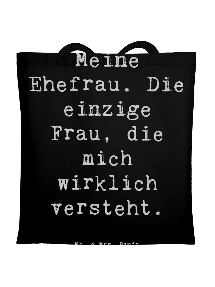 Сумка для переноски Mr & Mrs Panda Ehefrau Verständnis, черный
Сумка для переноски Mr & Mrs Panda Ehefrau Verständnis, черный