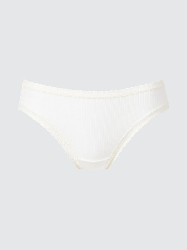 Трусы-бикини с ажурной вязкой Uniqlo, 01 off white
Трусы-бикини с ажурной вязкой Uniqlo, 01 off white