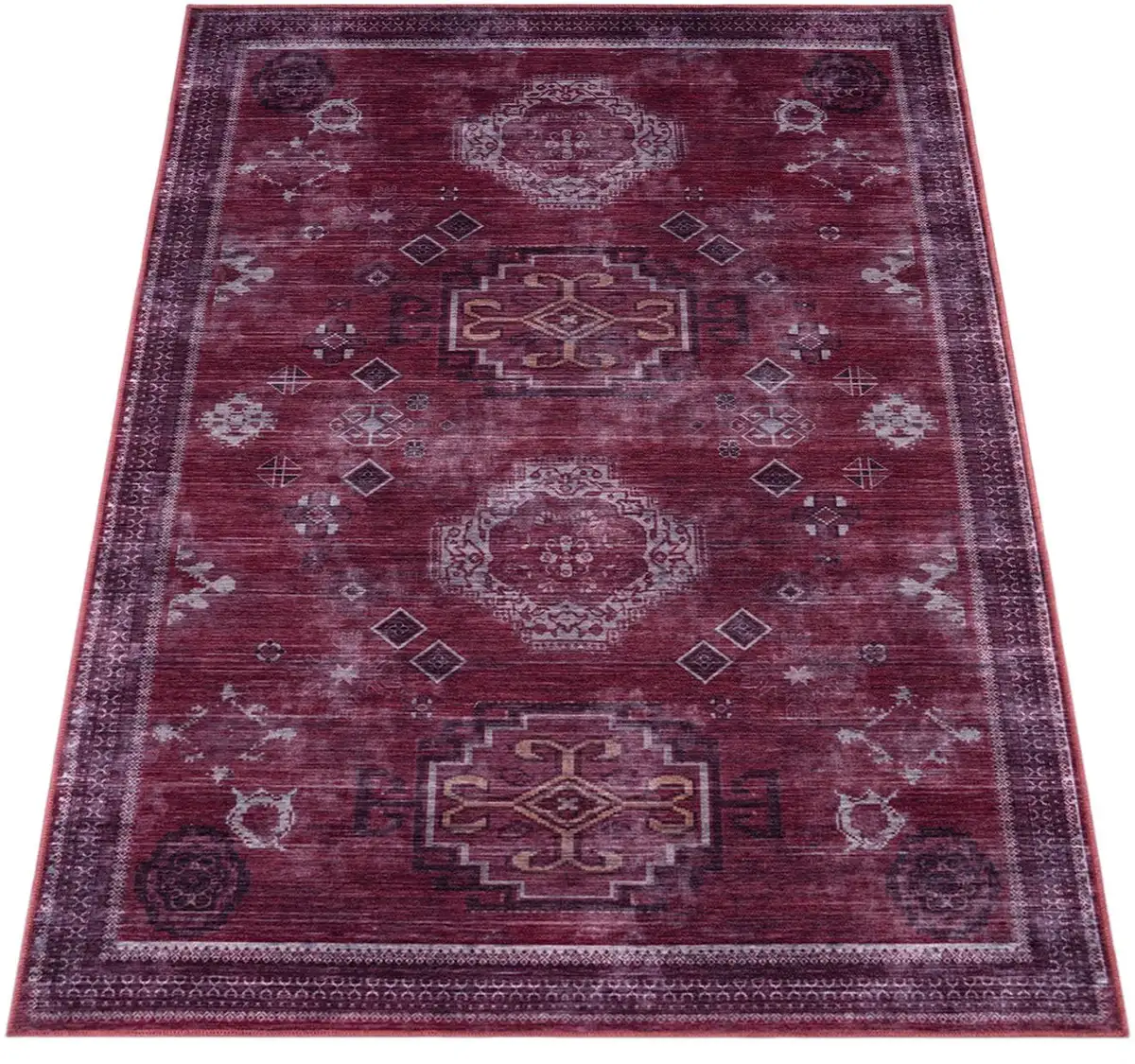 Ковер Paco Home "Bordeaux 245", прямоугольный, короткий ворс, восточный дизайн, винтажный дизайн, можно стирать 80х150 см, красный
Ковер Paco Home "Bordeaux 245", прямоугольный, короткий ворс, восточный дизайн, винтажный дизайн, можно стирать 80х150 см, красный