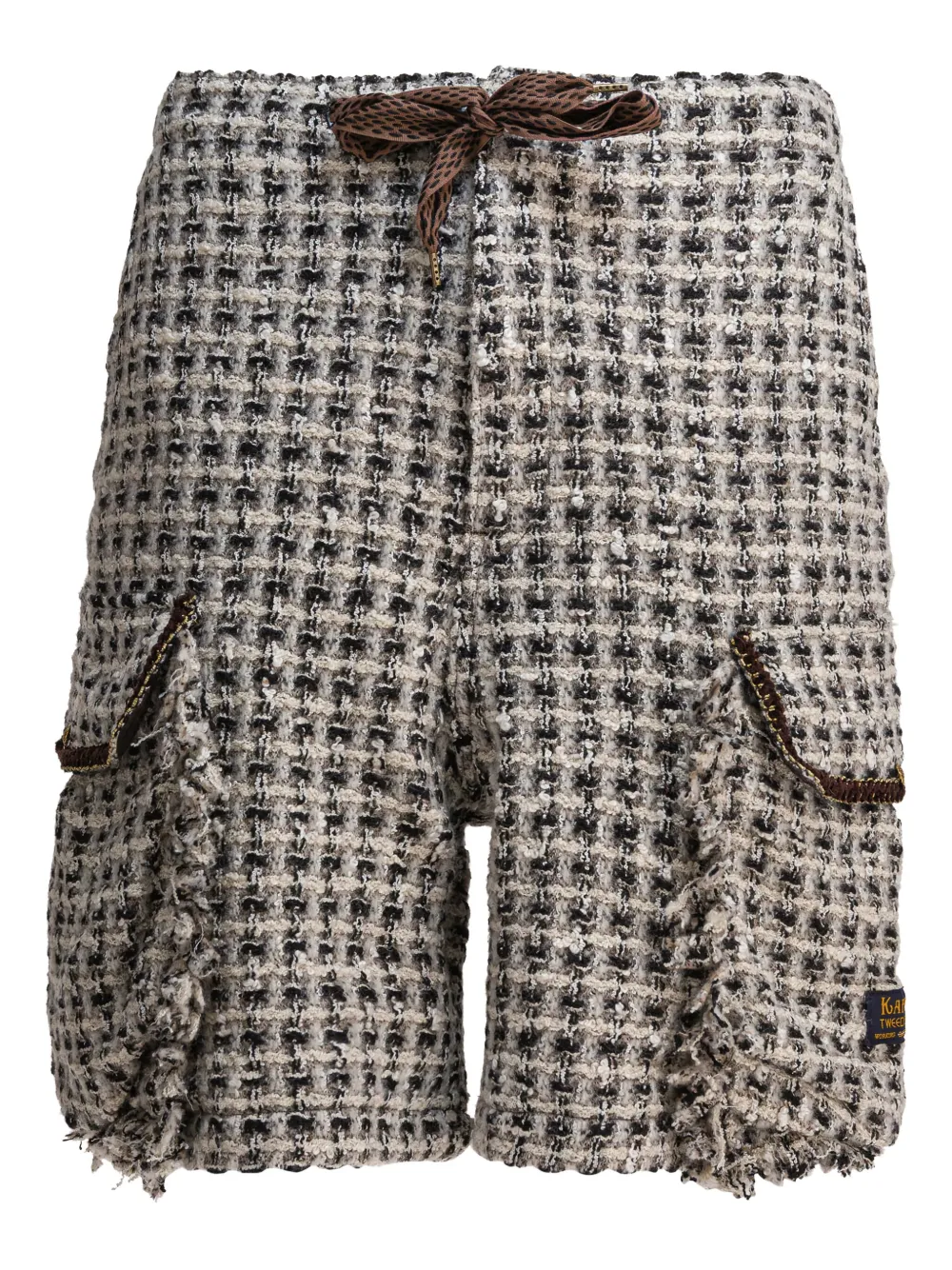 Твидовые шорты с завязкой на талии KAPITAL, серый
Твидовые шорты с завязкой на талии KAPITAL, серый