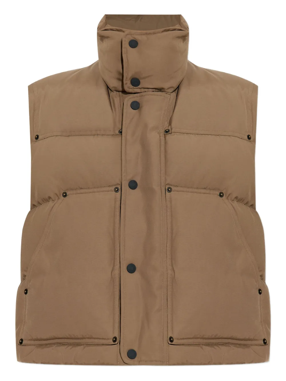 Стеганый жилет на кнопках DSQUARED2, коричневый
Стеганый жилет на кнопках DSQUARED2, коричневый