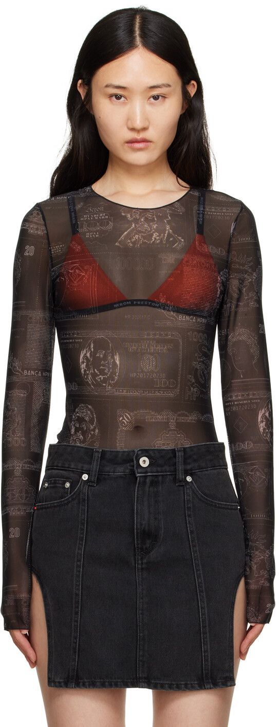 Черный боди HP Currencies Heron Preston
Черный боди HP Currencies Heron Preston