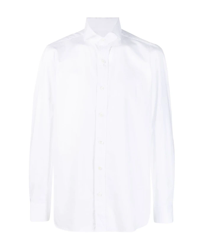 Белая твиловая рубашка Borrelli, белый
Белая твиловая рубашка Borrelli, белый