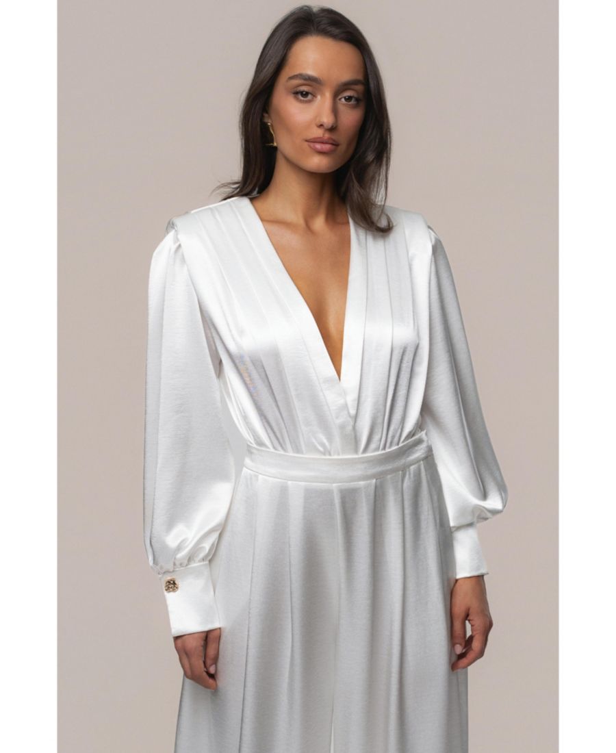 Женский атласный боди Сияние JLUXLABEL, White
Женский атласный боди Сияние JLUXLABEL, White