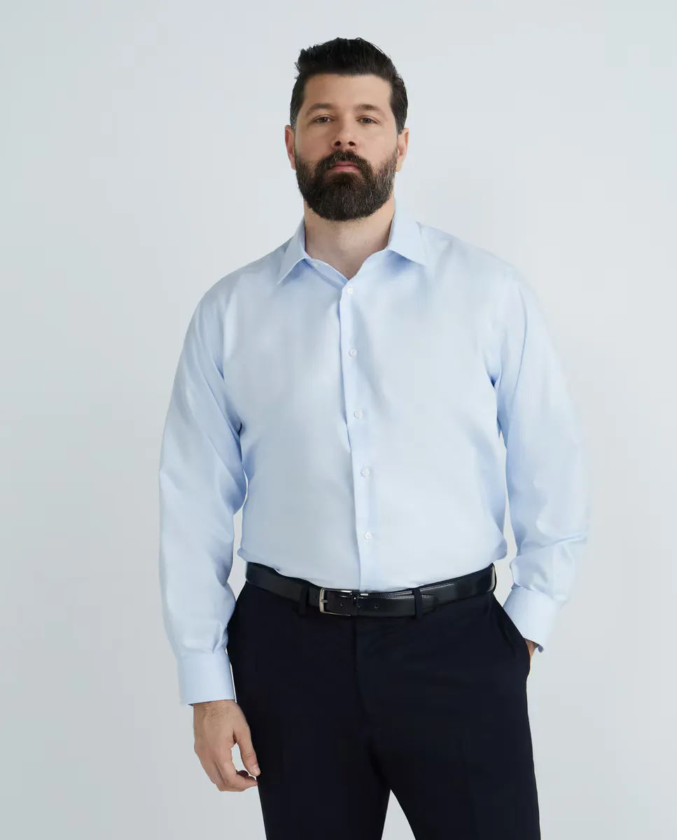 Мужская классическая рубашка больших размеров Emidio Tucci, светло-голубой
Мужская классическая рубашка больших размеров Emidio Tucci, светло-голубой