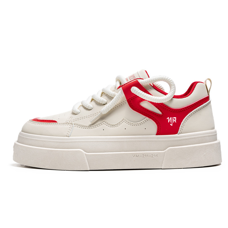 NANJIREN Антискользящие и износостойкие низкие скейтерские кроссовки для мужчин с эффектом увеличения роста - бело-красные, цвет White Red
NANJIREN Антискользящие и износостойкие низкие скейтерские кроссовки для мужчин с эффектом увеличения роста - бело-красные, цвет White Red