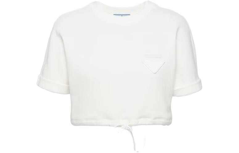 Топ укороченный женский Prada, белый
Топ укороченный женский Prada, белый