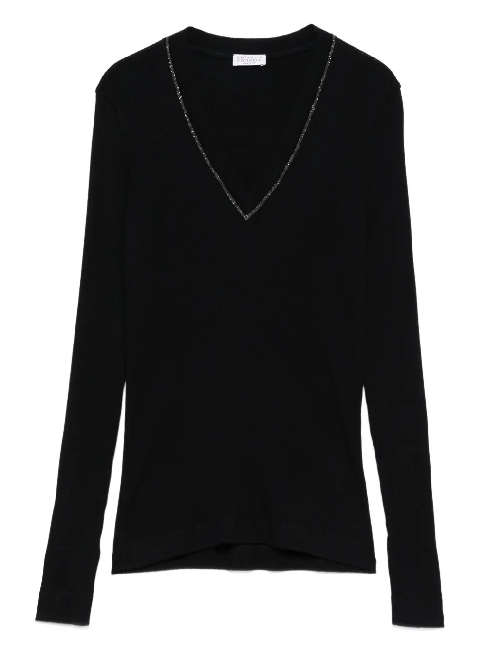 Свитер с V-образным вырезом Brunello Cucinelli, синий
Свитер с V-образным вырезом Brunello Cucinelli, синий