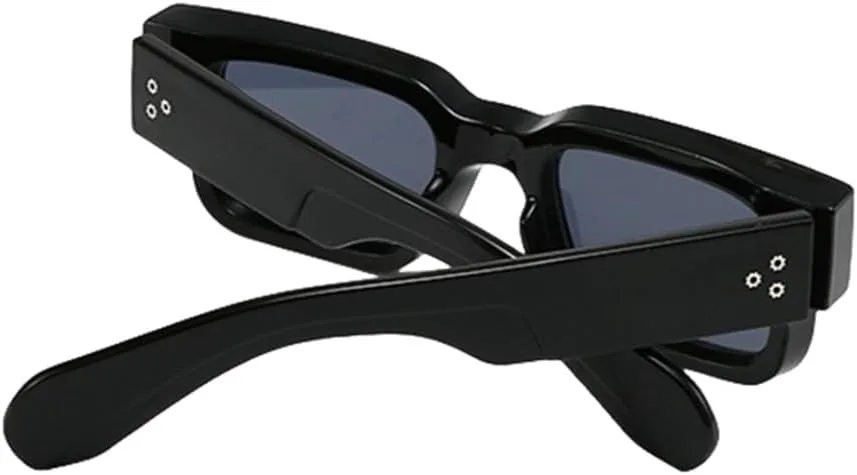 Мужские солнцезащитные очки в стиле панк с заклепками, модные солнцезащитные очки UV400 для женщин, трендовые двухцветные солнцезащитные очки TYUVIVO, Black Gray
Мужские солнцезащитные очки в стиле панк с заклепками, модные солнцезащитные очки UV400 для женщин, трендовые двухцветные солнцезащитные очки TYUVIVO, Black Gray