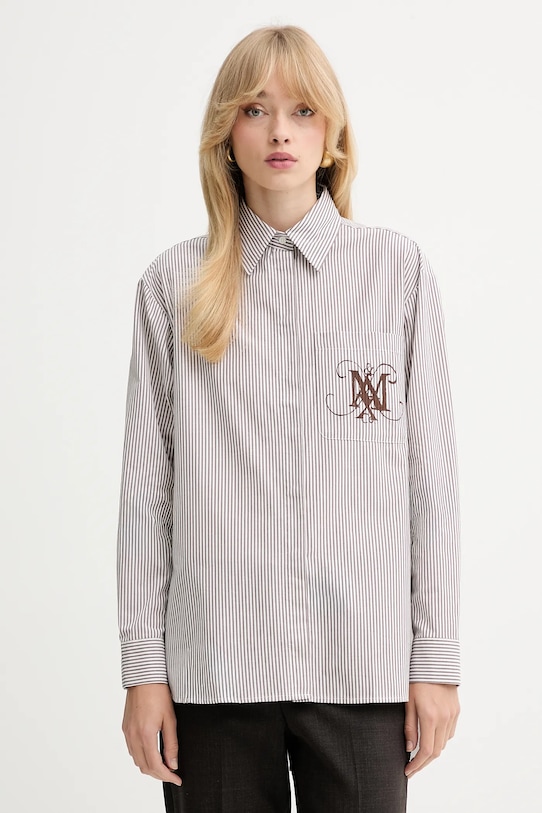 Хлопковая рубашка Max&Co., коричневый
Хлопковая рубашка Max&Co., коричневый