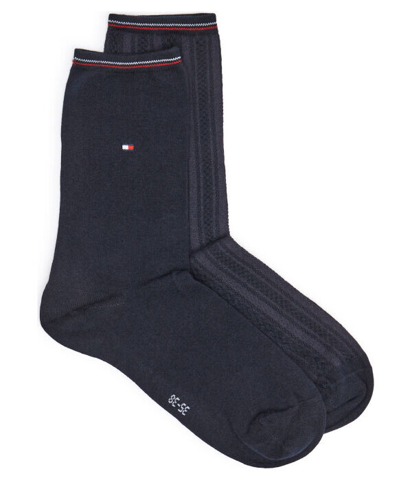 Носки женские Tommy Hilfiger хлопковые 2 пары, синий
Носки женские Tommy Hilfiger хлопковые 2 пары, синий