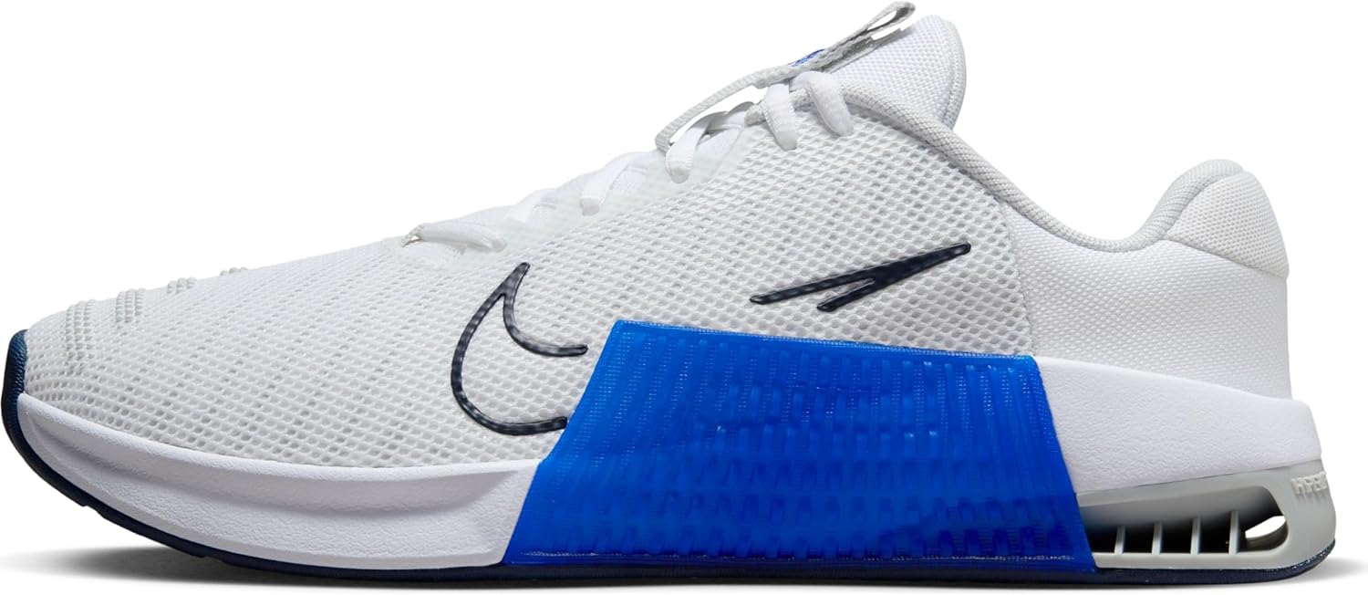 Мужские кроссовки Nike Metcon 8, White Pure Platinum Racer Blue Obsi
Мужские кроссовки Nike Metcon 8, White Pure Platinum Racer Blue Obsi