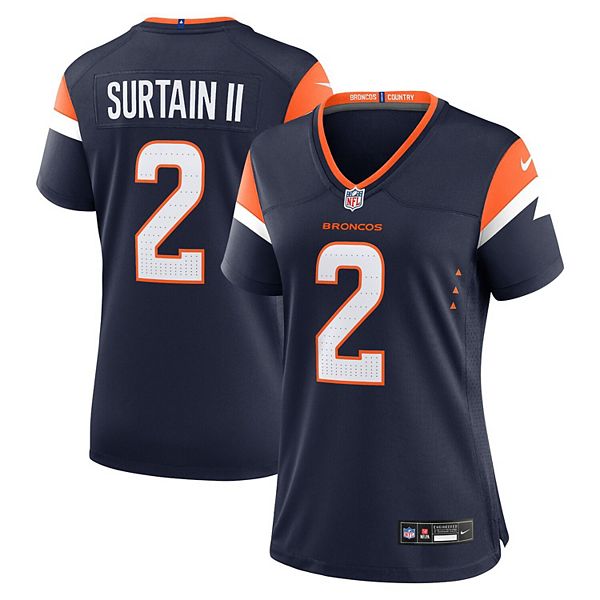 Женская футболка Patrick Surtain II Denver Broncos Mile High Collection Alternate Game в цвете navy Nike, Синий, Женская футболка Patrick Surtain II Denver Broncos Mile High Collection Alternate Game в цвете navy Nike
Женская футболка Patrick Surtain II Denver Broncos Mile High Collection Alternate Game в цвете navy Nike, Синий, Женская футболка Patrick Surtain II Denver Broncos Mile High Collection Alternate Game в цвете navy Nike
