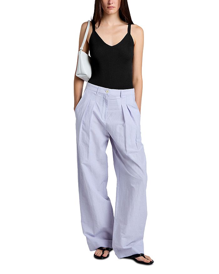 Брюки Eleanor из льняной сорочечной ткани Proenza Schouler White Label, фиолетовый
Брюки Eleanor из льняной сорочечной ткани Proenza Schouler White Label, фиолетовый