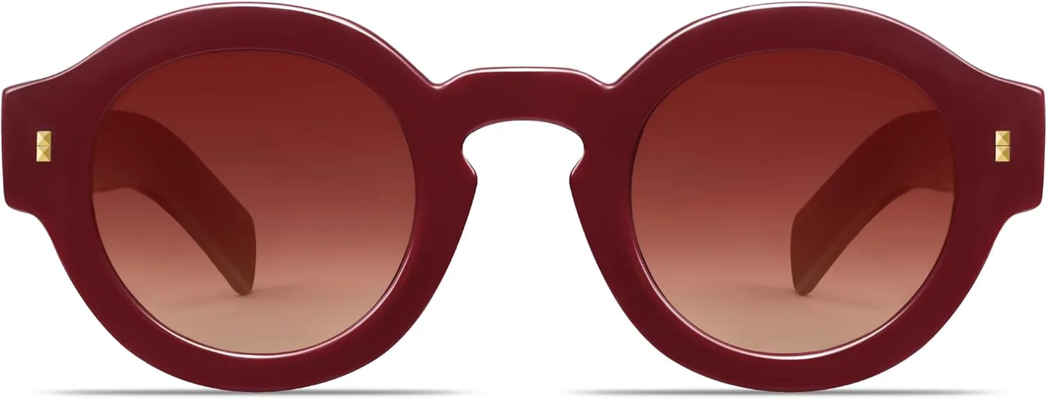 Винтажные круглые поляризованные солнцезащитные очки VANLINKER для женщин и мужчин, модные ретро-очки в форме круга VL9743, C8 Red Frame Gradient Red Lenses
Винтажные круглые поляризованные солнцезащитные очки VANLINKER для женщин и мужчин, модные ретро-очки в форме круга VL9743, C8 Red Frame Gradient Red Lenses