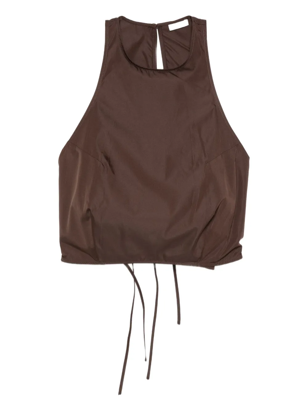 Коконобразный топ с завязкой St. Agni, коричневый
Коконобразный топ с завязкой St. Agni, коричневый