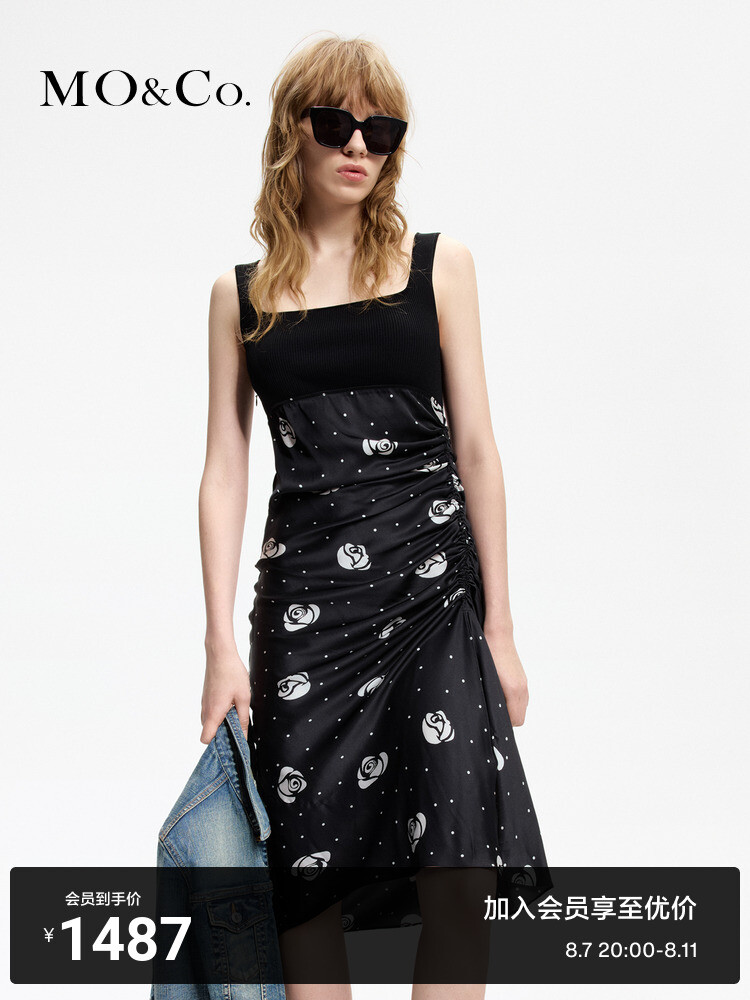 Платье Moco из шелка, черный
Платье Moco из шелка, черный