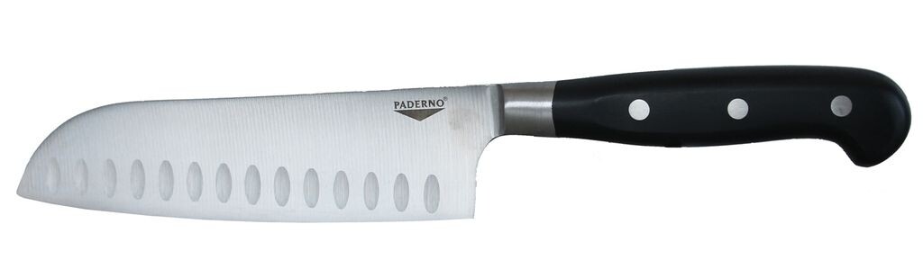 Нож Paderno Santoku, кухонный нож, нож шеф-повара, нож из нержавеющей стали 16,5 см
Нож Paderno Santoku, кухонный нож, нож шеф-повара, нож из нержавеющей стали 16,5 см