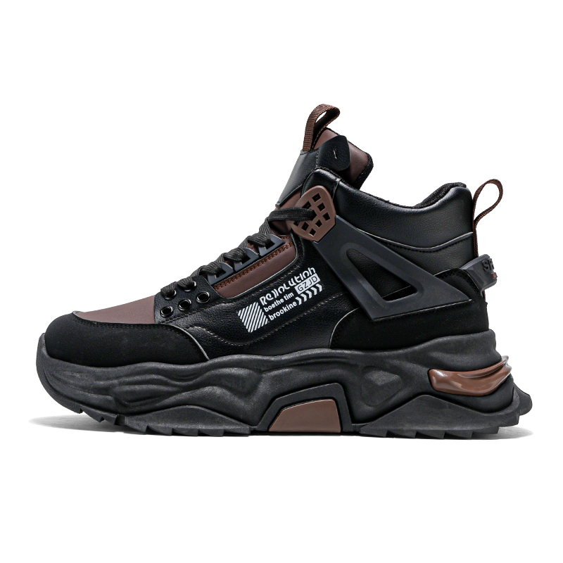 PNKE Антискользящие и износостойкие массивные кроссовки мид-топ для мужчин с эффектом увеличения роста черные, цвет Black
PNKE Антискользящие и износостойкие массивные кроссовки мид-топ для мужчин с эффектом увеличения роста черные, цвет Black