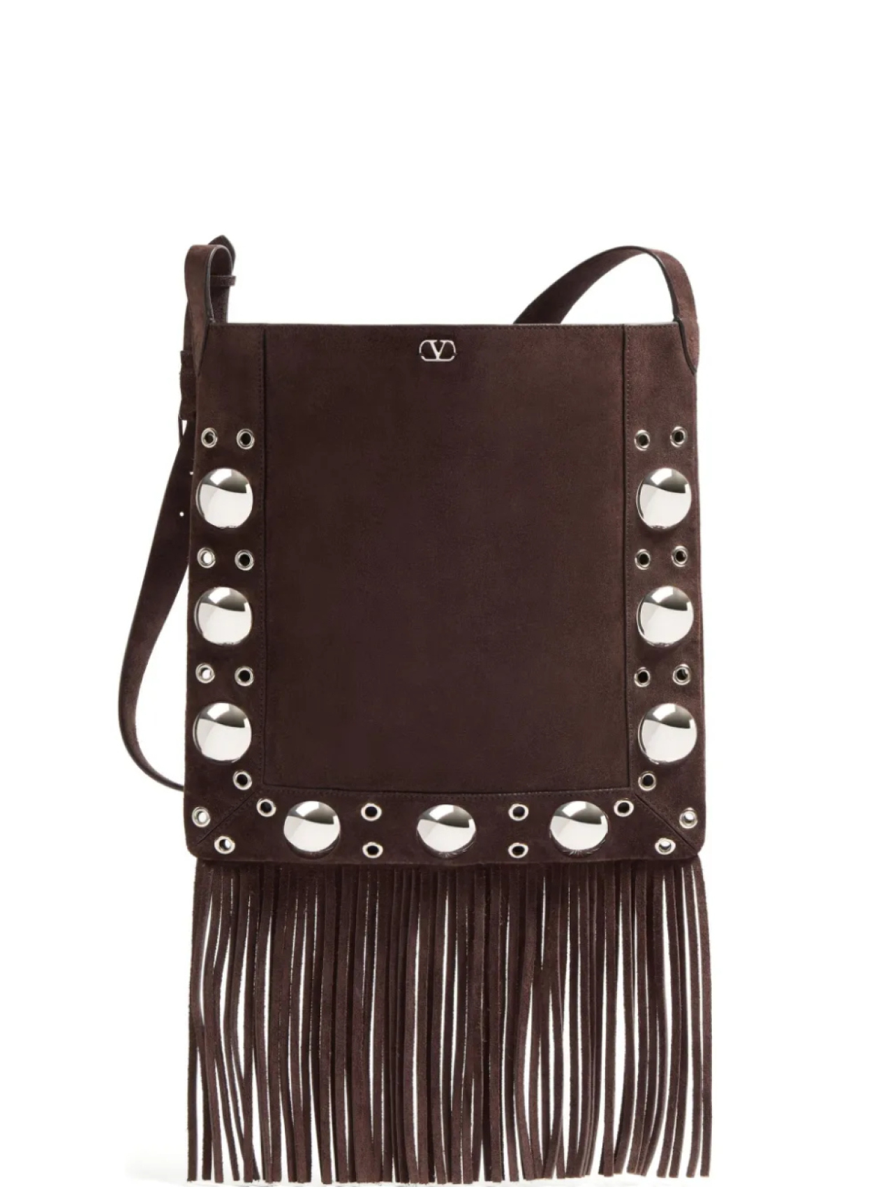 Valentino Garavani СУМКА ЧЕРЕЗ ПЛЕЧО ИЗ ЗАМШИ NELLCÔTE С БАХРОМОЙ, коричневый
Valentino Garavani СУМКА ЧЕРЕЗ ПЛЕЧО ИЗ ЗАМШИ NELLCÔTE С БАХРОМОЙ, коричневый