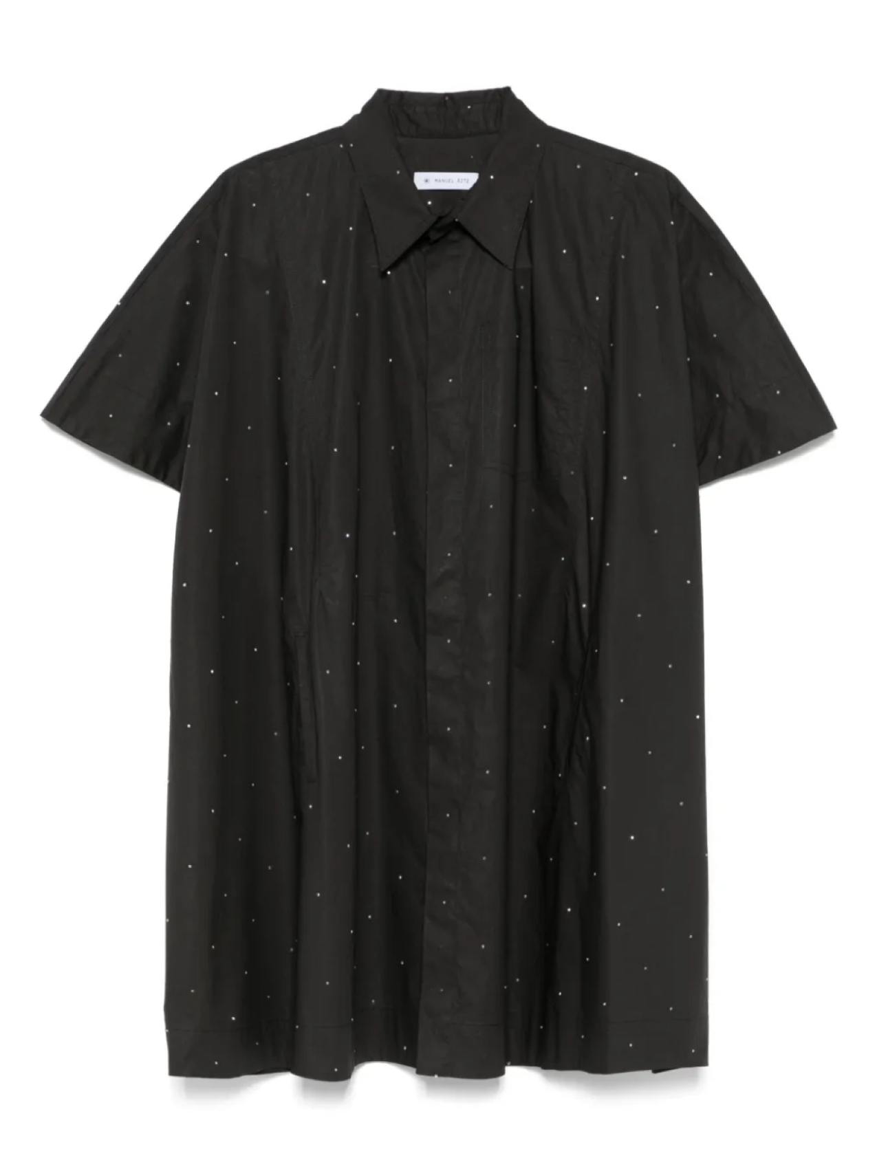 Платье-рубашка Manuel Ritz, украшенное стразами, черный
Платье-рубашка Manuel Ritz, украшенное стразами, черный