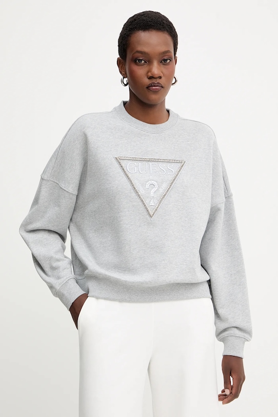 Хлопковая толстовка RACHELE Guess, серый
Хлопковая толстовка RACHELE Guess, серый