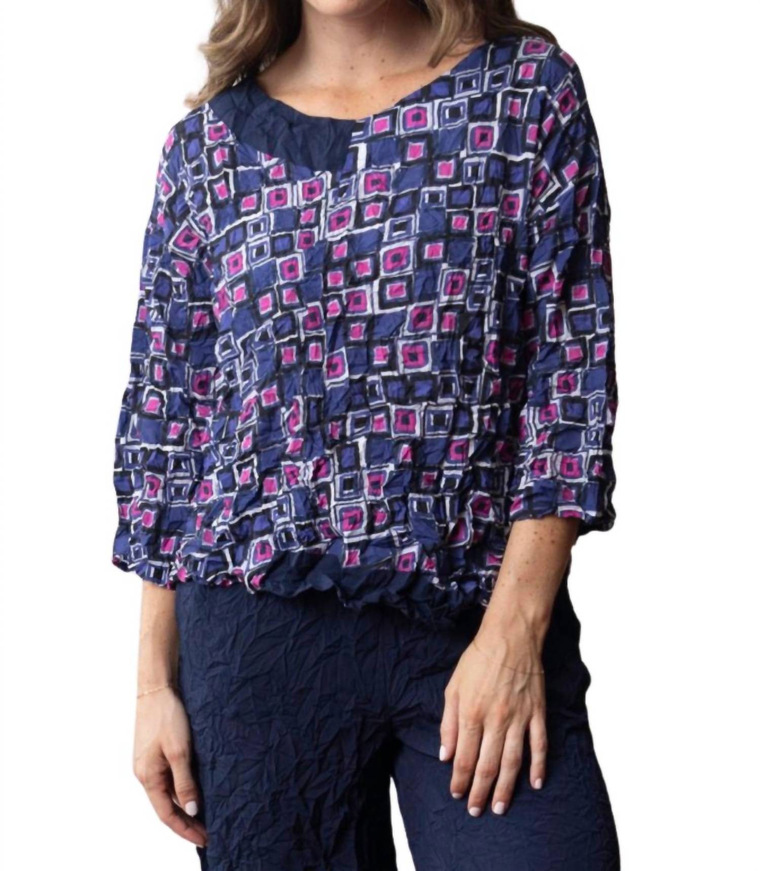 Кримповый креповый квадратный пуловер в цвете малина Olivia by Habitat, Raspberry
Кримповый креповый квадратный пуловер в цвете малина Olivia by Habitat, Raspberry