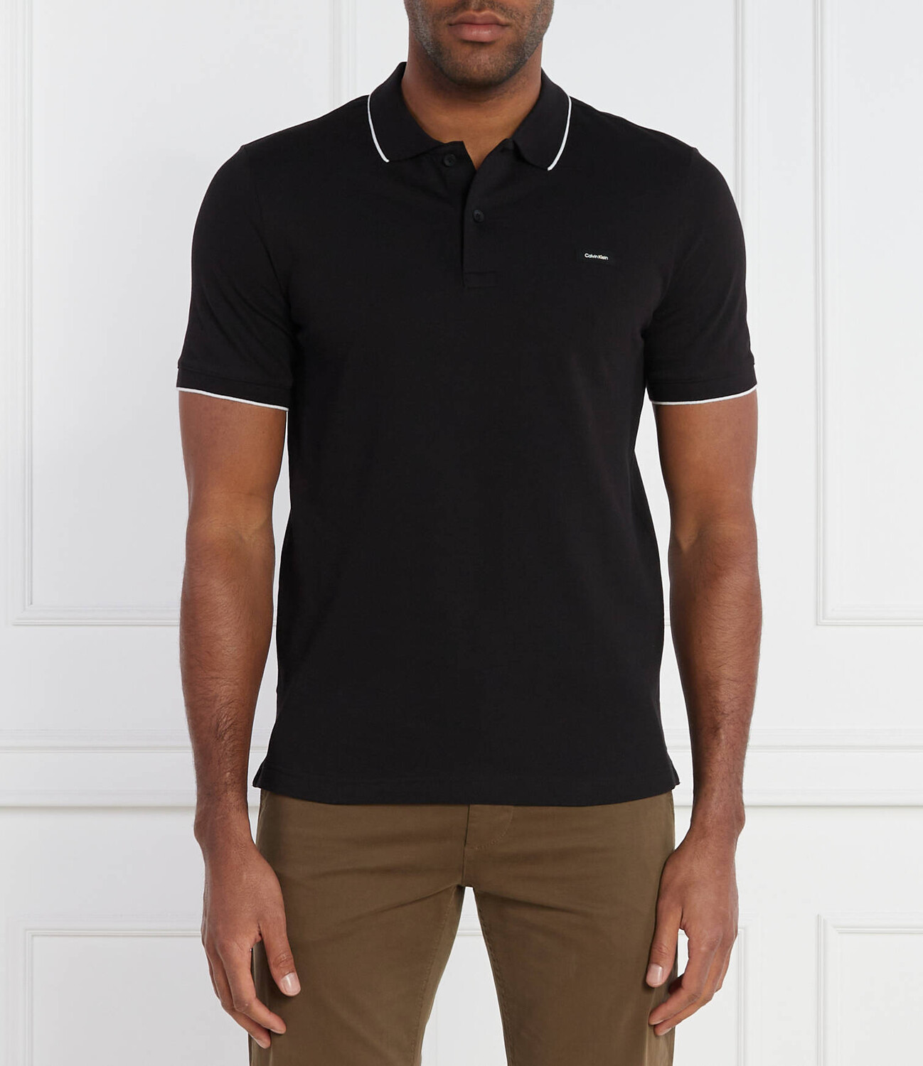 Поло Calvin Klein Slim Fit stretch pique, черный
Поло Calvin Klein Slim Fit stretch pique, черный