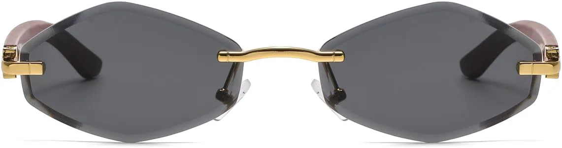 Солнцезащитные очки без оправы для женщин и мужчин, металлические, винтажные, нестандартной формы, с защитой от УФ-излучения UV400 LIGOES, Gold With Black
Солнцезащитные очки без оправы для женщин и мужчин, металлические, винтажные, нестандартной формы, с защитой от УФ-излучения UV400 LIGOES, Gold With Black