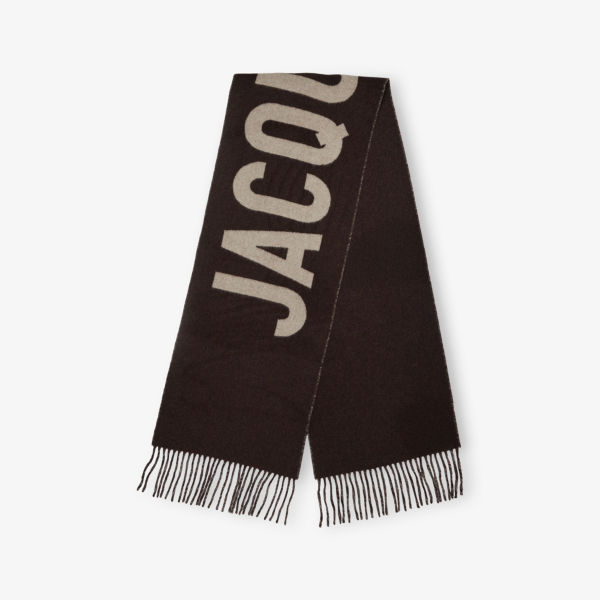 Шарф Jacquemus L'Echarpe с бахромой, коричневый
Шарф Jacquemus L'Echarpe с бахромой, коричневый
