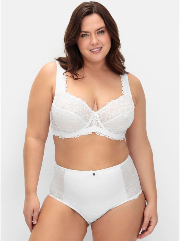 Бюстгальтер на косточках sheego, белый
Бюстгальтер на косточках sheego, белый