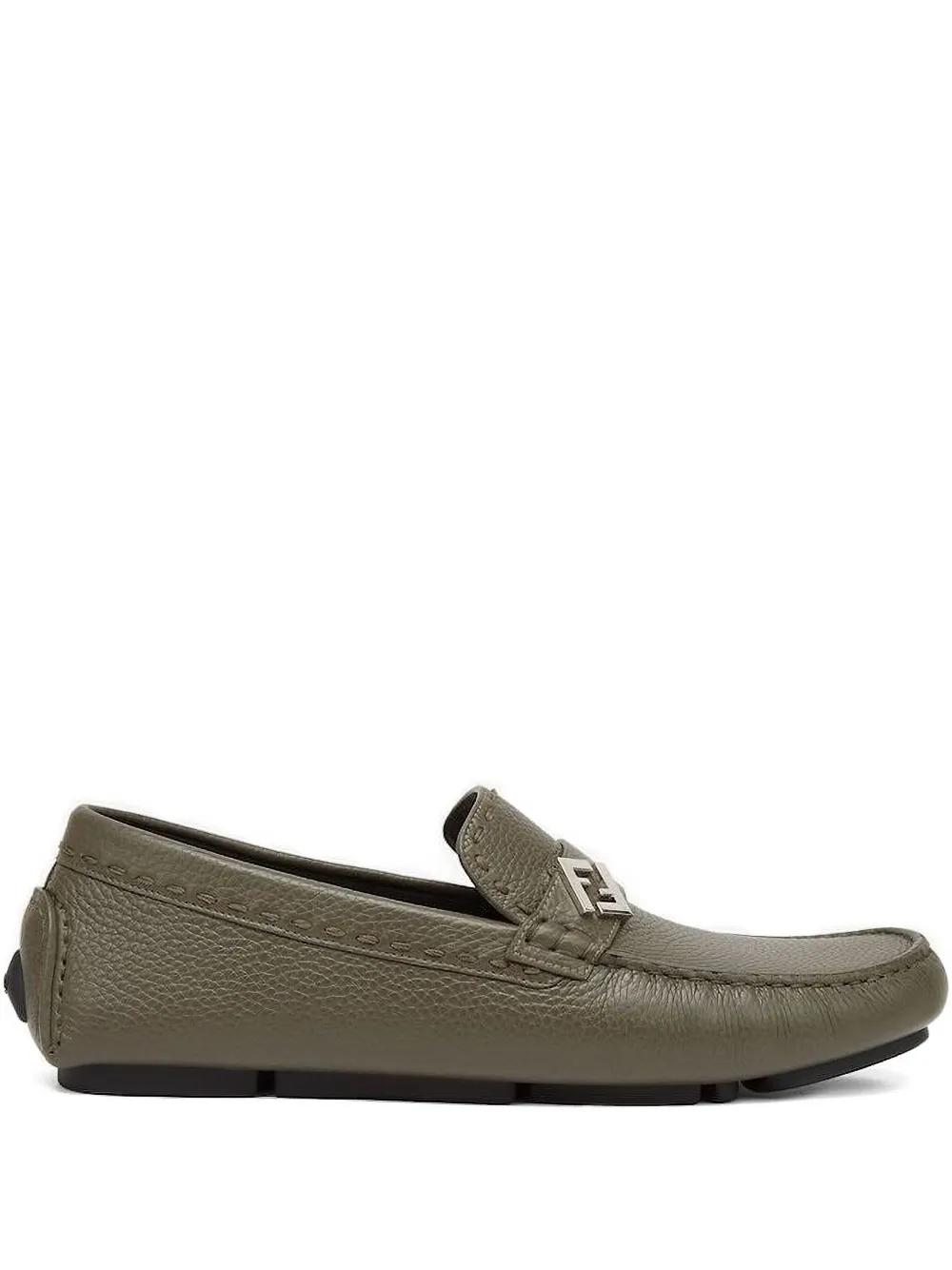 Лоферы с логотипом FF Fendi, зеленый
Лоферы с логотипом FF Fendi, зеленый