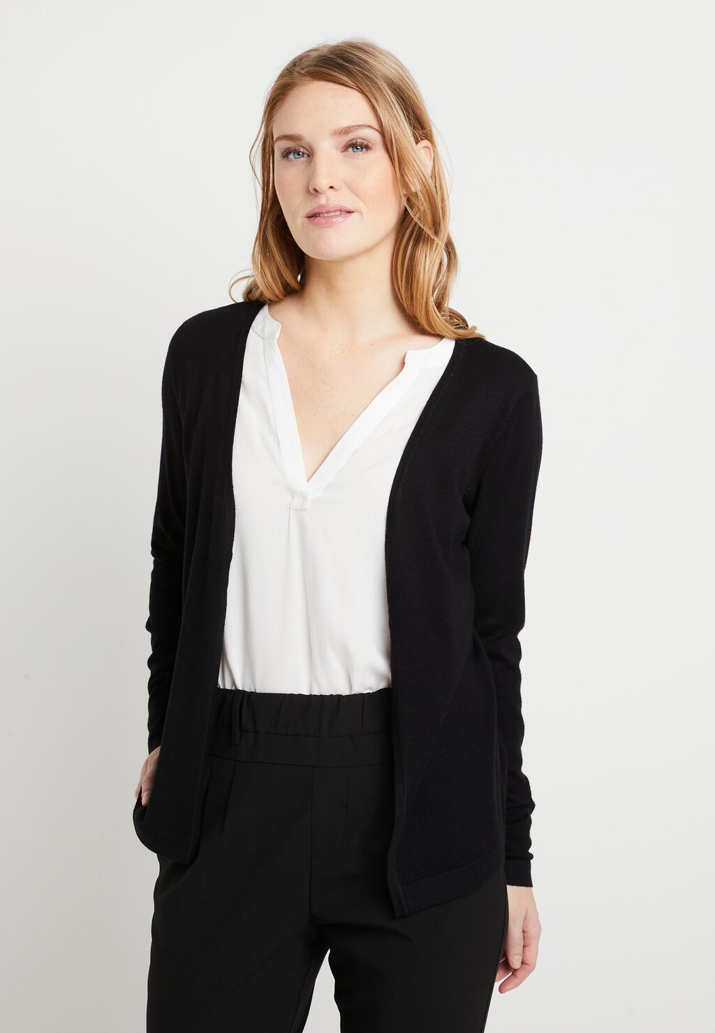 Кардиган Kaffe Kafenia Astrid, черный глубокий 
Кардиган Kaffe Kafenia Astrid, черный глубокий