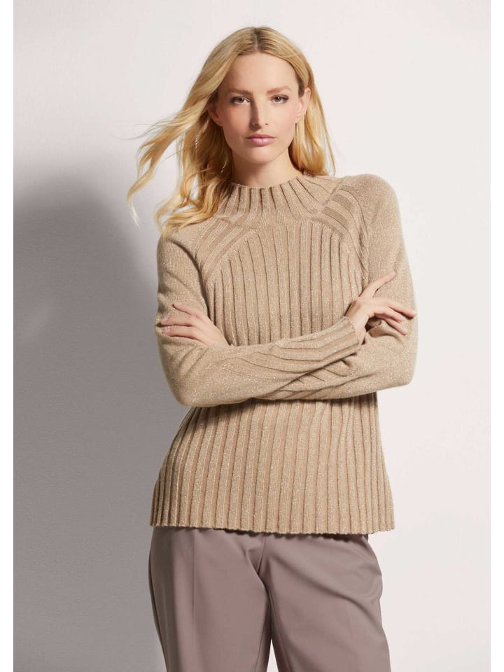 MADELEINE Блестящий вязаный свитер со стойкой воротника-стойки, цвет капучино/серебристый
MADELEINE Блестящий вязаный свитер со стойкой воротника-стойки, цвет капучино/серебристый