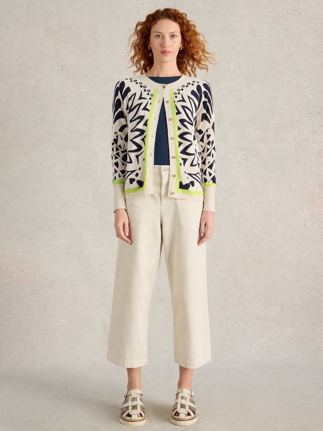 Кардиган из органического хлопка с цветочным рисунком lulu White Stuff, слоновая кость/разноцветный 
Кардиган из органического хлопка с цветочным рисунком lulu White Stuff, слоновая кость/разноцветный