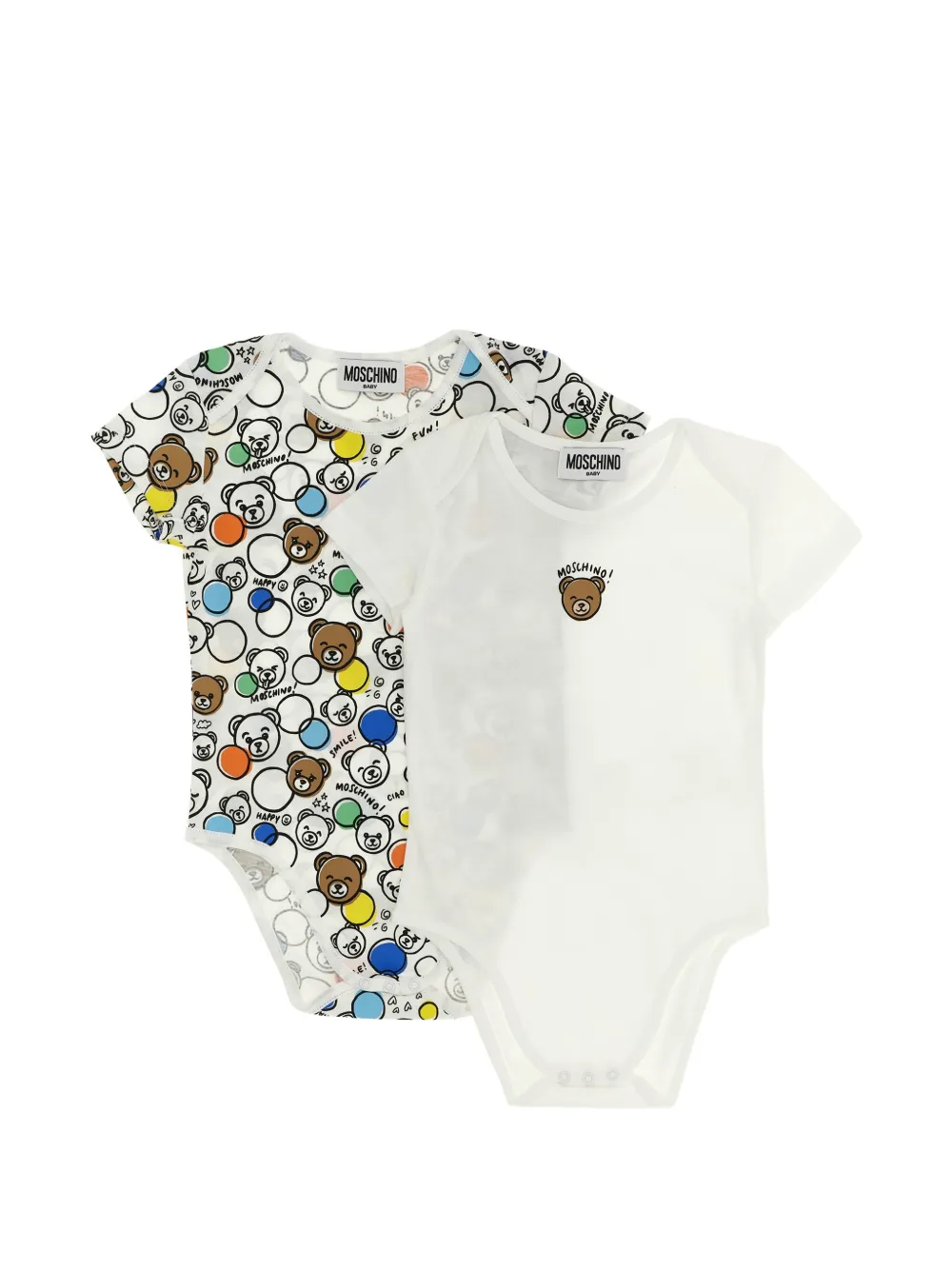 Боди с принтом медведя (набор из двух штук) Moschino Kids, белый
Боди с принтом медведя (набор из двух штук) Moschino Kids, белый