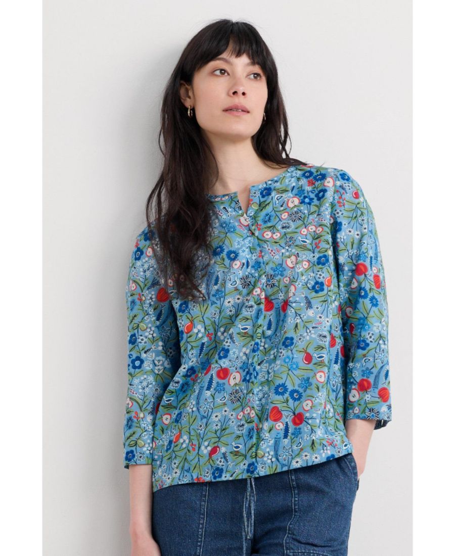 Женский топ с акварельным рисунком Seasalt Cornwall, Still life sea holly
Женский топ с акварельным рисунком Seasalt Cornwall, Still life sea holly