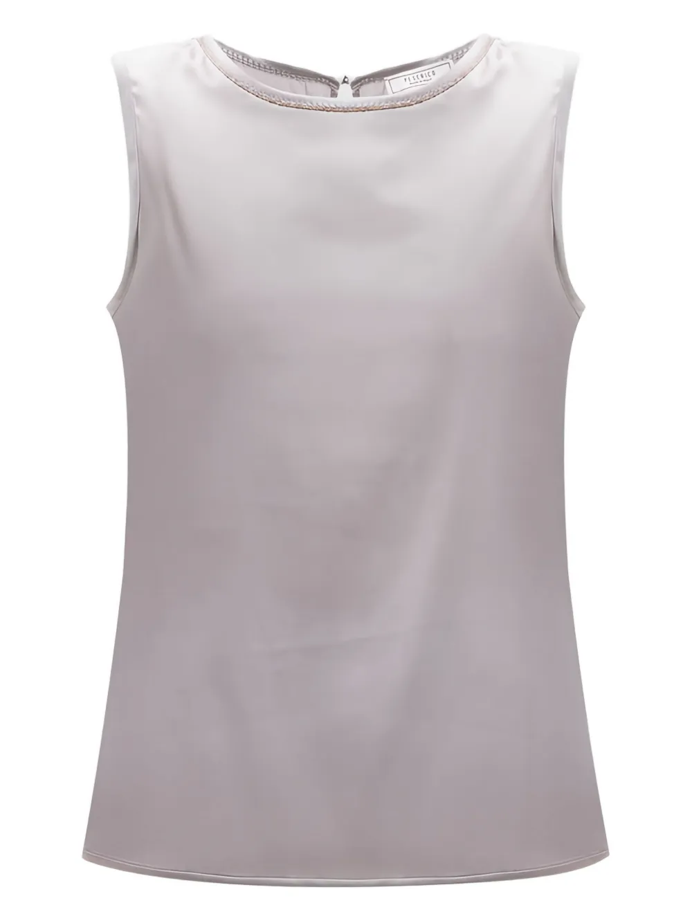 Украшенный топ без рукавов Peserico, серый
Украшенный топ без рукавов Peserico, серый