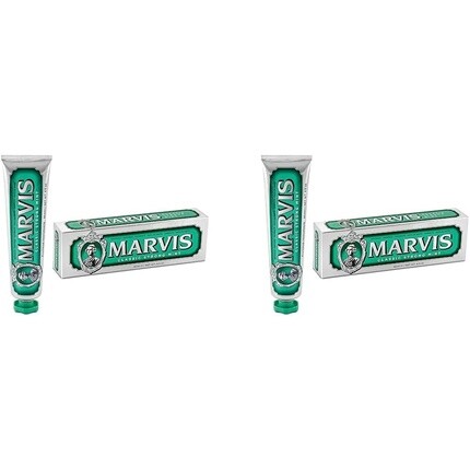 Зубная паста Classic Strong с мятой, 85 мл – гарантированный вкус для освежения и длительной свежести, Marvis
Зубная паста Classic Strong с мятой, 85 мл – гарантированный вкус для освежения и длительной свежести, Marvis