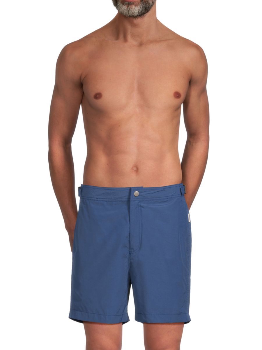 Плавки-шорты из хлопковой смеси Onia, цвет Pool Blue
Плавки-шорты из хлопковой смеси Onia, цвет Pool Blue